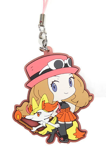 Serena Fennekin Pokemon Pokemon Trainers Rubber Strap Collection Vol.2 Key Chain [USED]