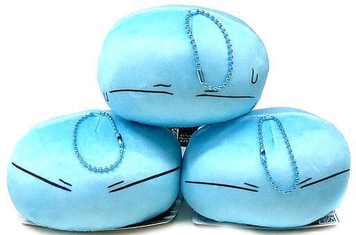 Rimuru, etc. That Time I Got Reincarnated as a Slime Ichiban Kuji Demon Lord Awakening Edition Plush Toy with Ball Chain Prize E All 3 Types Set Key Chain [USED]