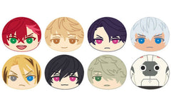 Akira Otori, etc. Helios Rising Heroes Omanjuu Niginigi Mascot 1 All 8 Types Set Key Ring [USED]