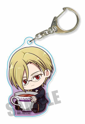 Louis James Moriarty Moriarty the Patriot Gyugyutto Acrylic Key Chain Key Ring [USED]