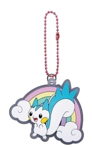 Pachirisu Pokemon Glitter Rubber Collection 2 Key Chain [USED]
