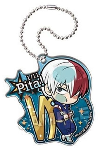 My Hero Academia Shoto Todoroki Capricorn Pita! Deformed Zodiac Signs Acrylic Keychain Keychains [USED]