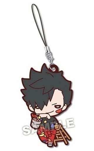 Tetsuro Kuroo Haikyu!! TO THE TOP Nitotan Paint Suit Rubber Mascot Key Chain [USED]