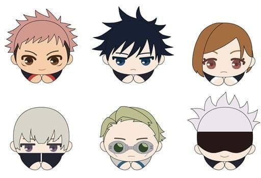 Satoru Gojo, etc. Jujutsu Kaisen Hagu Chara Collection All 6 Types Set Key Chain [USED]