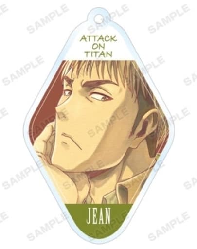 Jean Kirstein Attack on Titan Ani-Art Trading Acrylic Key Chain Vol.3 Key Chain [USED]