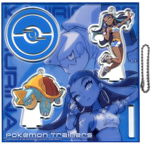 Nessa Drednaw Pokemon Acrylic Stand Keychain Pokemon Trainers Pokemon Center Limited Key Chain [USED]