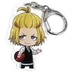 Fire Force Arthur Boyle Acrylic Keychain Cafe Ver. Princess Cafe Limited Keychains [USED]