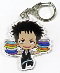 Fire Force Akitaru Oubi Acrylic Keychain Cafe Ver. Princess Cafe Limited Keychains [USED]