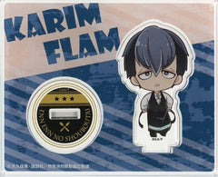 Fire Force Karim Flam Acrylic Stand Cafe Ver. Princess Cafe Limited Acrylic Stands [USED]