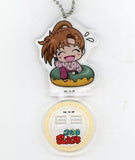 Isaku Zenpoji Mini Character Donut Nintama Rantaro Trading Acrylic Stand Key Chain Decotto Ver. Decotto by animatecafe Limited Key Chain [USED]