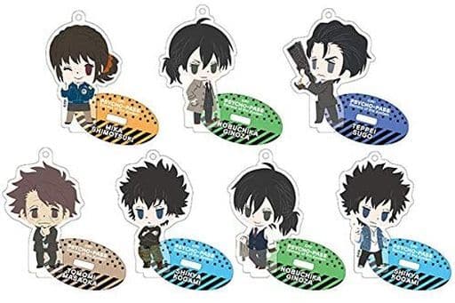 Mika Shimotsuki, etc. Psycho-Pass: Sinners of the System Acrylic Key Chain Collection with Stand All 7 Types Set Key Chain [USED]