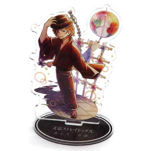 Chuuya Nakahara Bungo Stray Dogs Stray Dog Mysterious Story Default Style Acrylic Stand Key Chain Part 2 Collabo Cafe Honpo Limited Key Chain [USED]