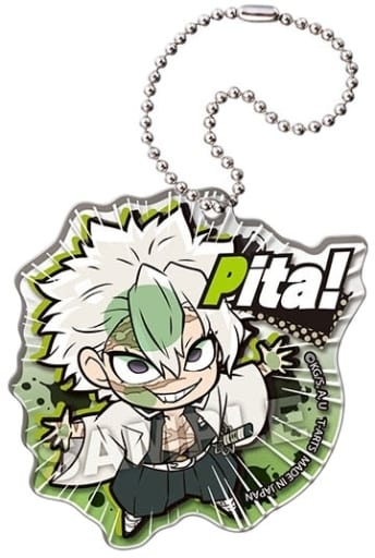 Sanemi Shinazugawa Demon Slayer: Kimetsu no Yaiba Pita! Deformed Acrylic Key Chain Vol.5 Key Ring [USED]