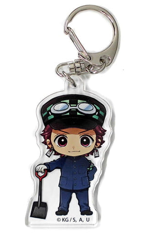 Tanjiro Kamado Demon Slayer: Kimetsu no Yaiba Trading Acrylic Key Chains SL Gunma Mugen Train Operation Limited Key Chain [USED]