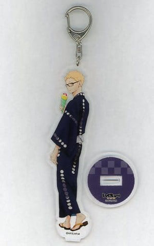 Kei Tsukishima Haikyu!! Acrylic Key Chain With Stand Festival Day Pop-Up Shop in Tokyo Station Ichibangai,Tokyo Character Street Limited Key Chain [USED]