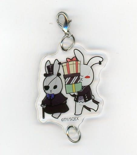 Bitter Rabbit Sebastian & Ciel Ver. Luggage Carrier Black Butler Black Label Trading Bitter Rabbit Acrylic Charm Pop Up Store 2020 Limited Charm [USED]