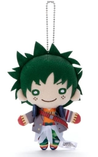 Izuku Midoriya My Hero Academia Nitotan Survival Ball Chain Plush Toy Key Chain [USED]