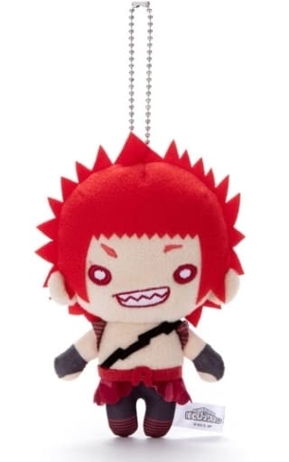 Eijirou Kirishima My Hero Academia Nitotan Survival Ball Chain Plush Toy Key Chain [USED]