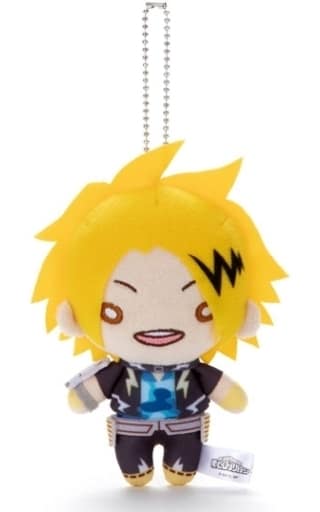 Denki Kaminari My Hero Academia Nitotan Survival Ball Chain Plush Toy Key Chain [USED]