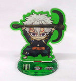 Sanemi Shinazugawa Demon Slayer: Kimetsu no Yaiba Trading Mini Character Stand Key Chain Kyoto Minamiza Kabukinoyakata Limited Key Chain [USED]