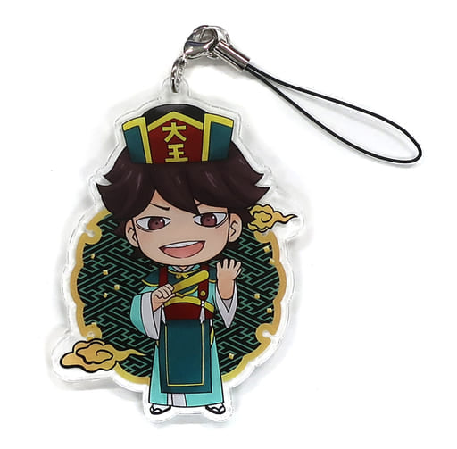Toru Oikawa Haikyu!! TO THE TOP Acrylic Strap Hyakki Yako in Namja Town Limited Hikiatero! Hi no Tama Chouchin Kuji Prize B Key Chain [USED]