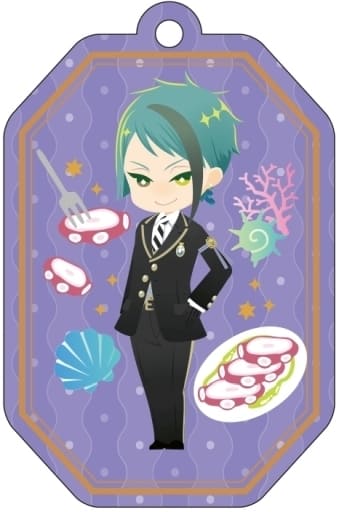 Jade Leech Disney: Twisted-Wonderland Trading Oshi Pita Key Chain Vol.1 Key Ring [USED]