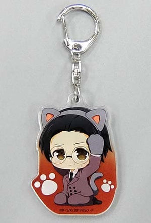 Ango Sakaguchi Bungo Stray Dogs Nekoguburi Trading Acrylic Key Chains Key Chain [USED]