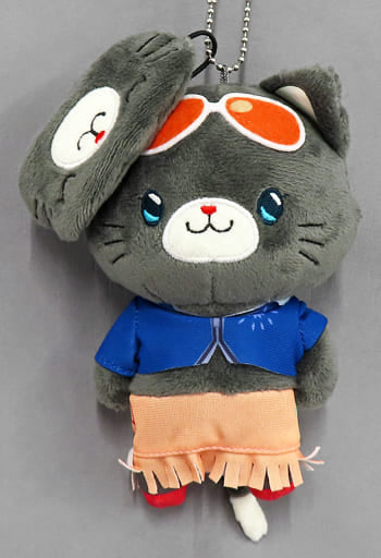 Nico Robin One Piece withCAT Plush Key Chain with Eye Mask Key Chain [USED]