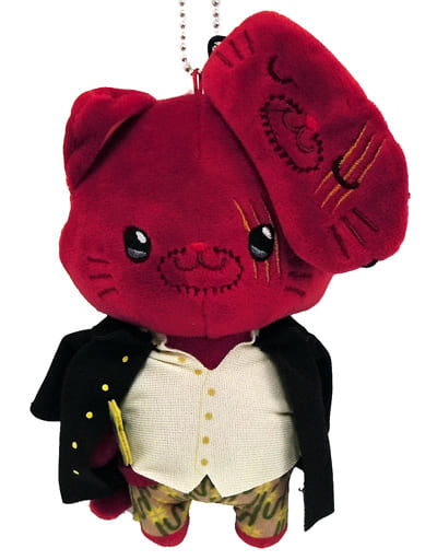 Shanks One Piece withCAT Plush Key Chain with Eye Mask Key Chain [USED]