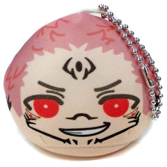 Ryomen Sukuna Jujutsu Kaisen Omanjuu Niginigi Mascot amiami Limited Box Purchase Privilege Key Ring [USED]