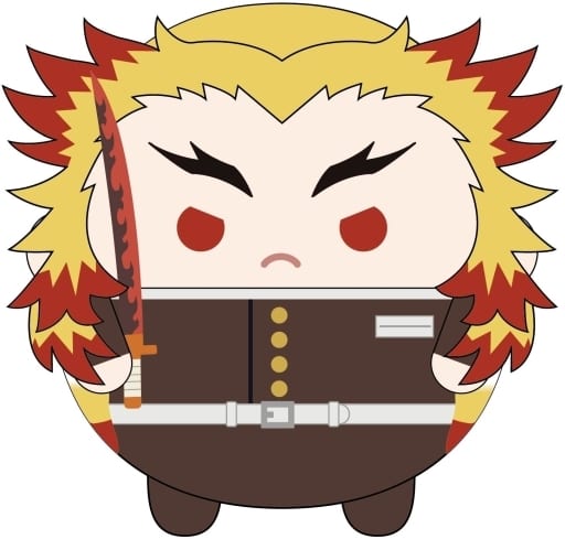 Kyojuro Rengoku Demon Slayer: Kimetsu no Yaiba Fluffy Kororin 4 Key Ring [USED]