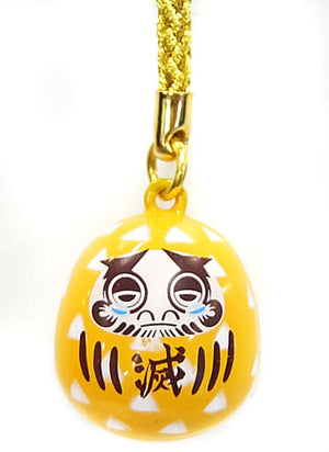 Zenitsu Agatsuma Demon Slayer: Kimetsu no Yaiba Trading Daruma Strap SL Gunma Mugen Train Operation Limited Key Chain [USED]