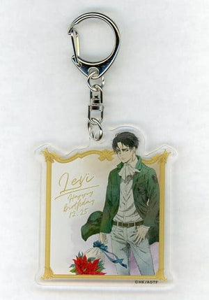 Levi Ackerman Attack on Titan The Final Season Levi Birthday Acrylic Key Chain Mappa Show Case Limited Key Chain [USED]