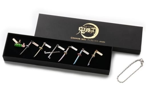 Demon Slayer: Kimetsu no Yaiba Nichirin Sword Charm Set Set of 7 Charm [USED]