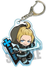 Fire Force Arthur Boyle Action Series Acrylic Keychain Keychains [USED]