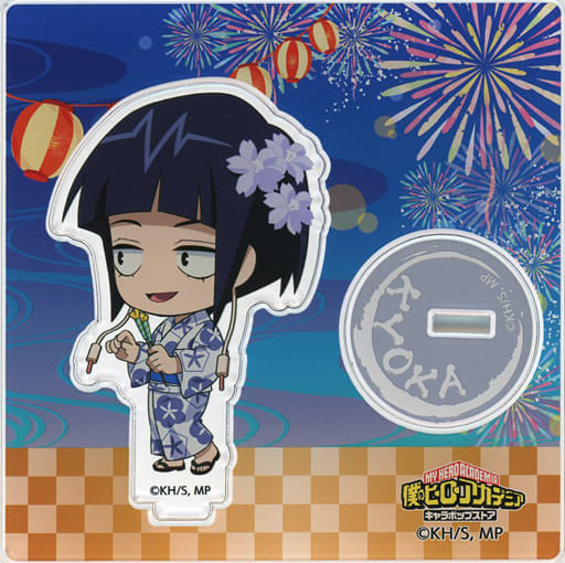 My Hero Academia Kyoka Jiro Mini Acrylic Stand Fireworks Ver. Chara Pop Store Tsukutte! Uruyo! Yaoyorozuya Limited Acrylic Stands [USED]