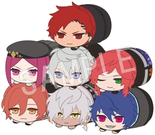 Kokuyo, etc. Black Star -Theater Starless- Mochikororin Plush Mascot Vol.2 All 7 Types Set Plush Toys [USED]