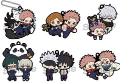 Yuji Itadori, etc. Jujutsu Kaisen Buddycolle Rubber Mascot All 6 Types Set Key Ring [USED]