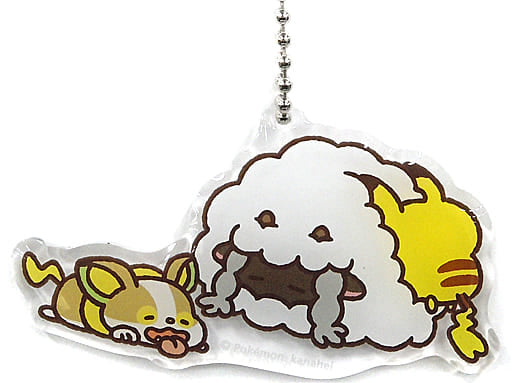 Pikachu Wooloo Yamper Pokemon Pokemon Yurutto 003 Acrylic Charm Collection Pokemon Center Limited Charm [USED]