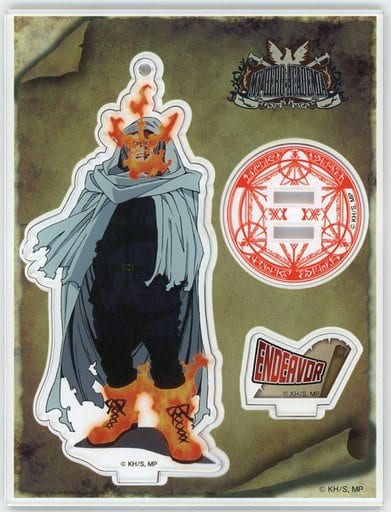 My Hero Academia Endevor Acrylic Stand Keychain Jukketsu Costumes Keychains [USED]