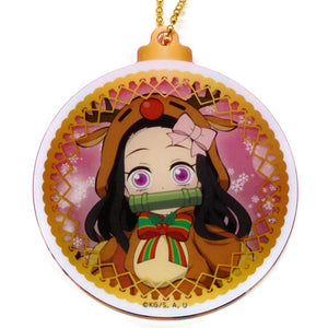 Nezuko Kamado Demon Slayer: Kimetsu no Yaiba Random Ornament Style Acrylic Charm Group A ufotable cafe Christmas Event 2020 Limited Charm [USED]