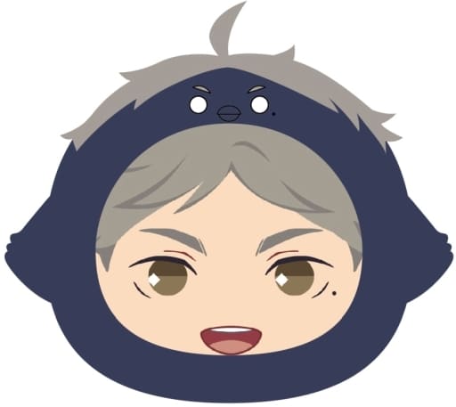 Koushi Sugawara Haikyu!! TO THE TOP Anizukin 3rd Key Ring [USED]