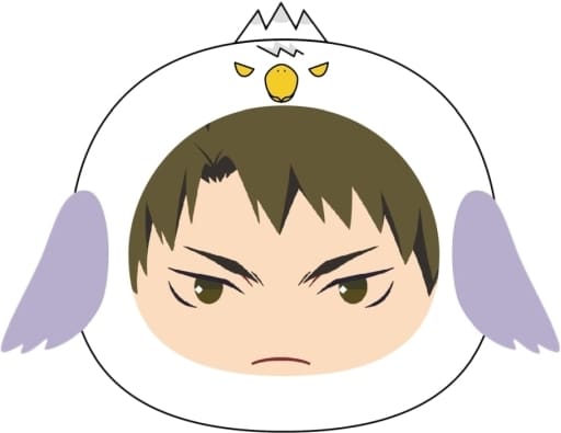 Wakatoshi Ushijima Haikyu!! TO THE TOP Anizukin Part 2 Key Ring [USED]