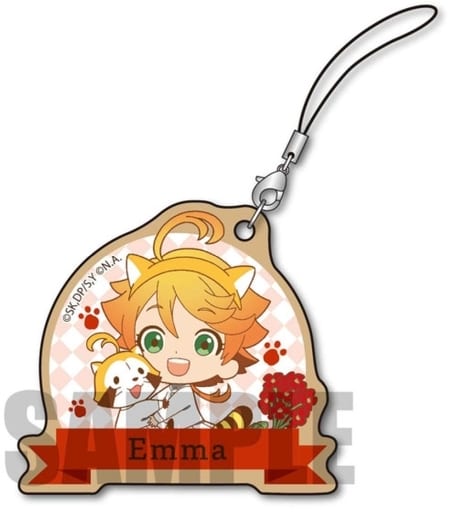 Emma The Promised Neverland X Rascal Eco Strap Key Chain [USED]