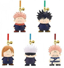 Satoru Gojo, etc. Jujutsu Kaisen Fancy Characters Netsuke Mascot All 5 Types Set Key Chain [USED]