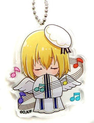 Fire Force Iris Mini Character Acrylic Keychain Christmas Ver. Karaoke Manekineko Exclusive Keychains [USED]