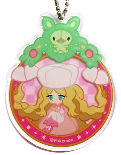 Caitlin Reuniclus Circular Pokemon Black and White Die-Cut Acrylic Charm Collection Trainers Collection Sazanami Town Pokemon Center Limited Charm [USED]