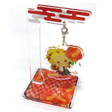 Kyojuro Rengoku Demon Slayer: Kimetsu no Yaiba Yurafuwa Acrylic Mascot Flower Ver. Key Ring [USED]