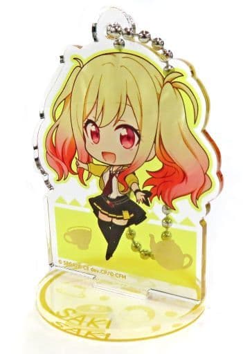 Saki Tenma Hatsune Miku: Colorful Stage! Trading Acrylic Stand Key Chain Animax Cafe+ & Colabono Limited Key Chain [USED]