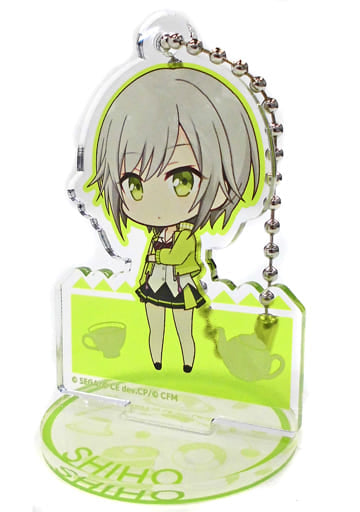 Shiho Hinomori Hatsune Miku: Colorful Stage! Trading Acrylic Stand Key Chain Animax Cafe+ & Colabono Limited Key Chain [USED]